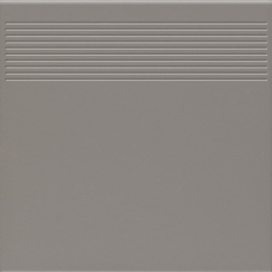 Ступень фронтальная Bazo Grys Stopnica Prosta Gres Monokolor Mat. 30x30 керамогранит матовая 5902610543128