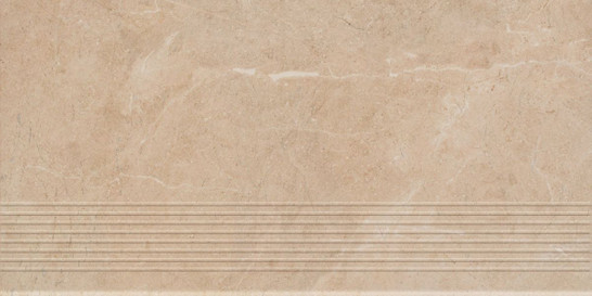 Ступень Ibis Beige Stopnica Prosta Mat 30x60 матовая, противоскользящая