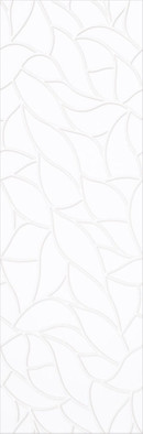 Настенная плитка Polar White Era 30х90 Gravita глянцевая, рельефная (структурированная) керамическая 78801884