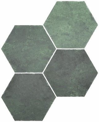 Керамогранит Six Saona Esmeralda 27x23x0,9 глазурованный матовый Durstone универсальный