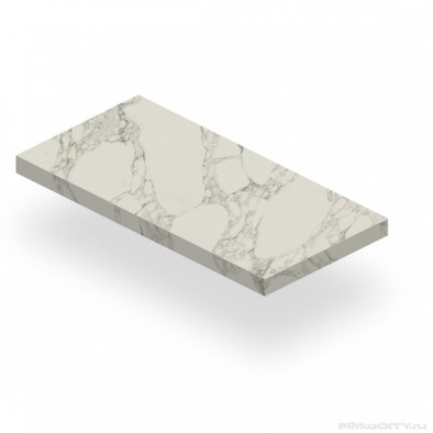 Ступень угловая Шарм Делюкс Арабескато 120 Левая Charme Deluxe Arabescato Scalino120 Ang.Sx 33x120 паттинированная керамогранит фото Ступень угловая Шарм Делюкс Арабескато 120 Левая Charme Deluxe Arabescato Scalino120 Ang.Sx 33x120 паттинированная керамогранит