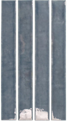 Керамогранит Mistral Indigo 3.7х31 DNA Tiles полированный настенная плитка DNA000009