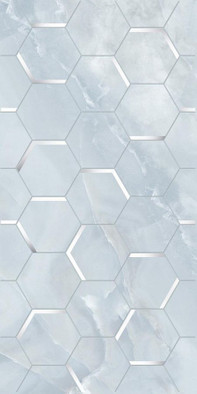 Декор Onice Forma Blu Керлайф 31.5x63 глянцевый керамический 921662