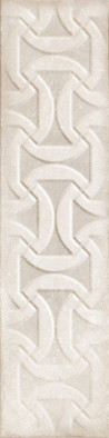 Настенная плитка Relieve Drop Ivory Brillo 7.5х30 глянцевая керамическая