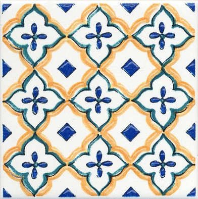 Декор STG/A469/5232 Капри Майолика 20х20 Kerama Marazzi глянцевый керамический