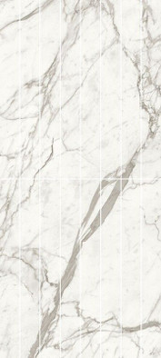 Керамогранит Marvel Statuario Supremo Scenic Bookm B Lp (A43M) 120x278 лаппатированный (полуполированный)