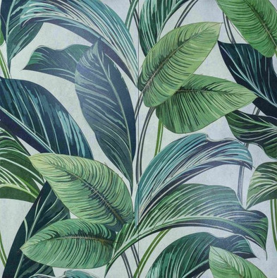 Панно Wall07 White Leaf  Rett 120х120 (комп/2шт) матовое керамогранит
