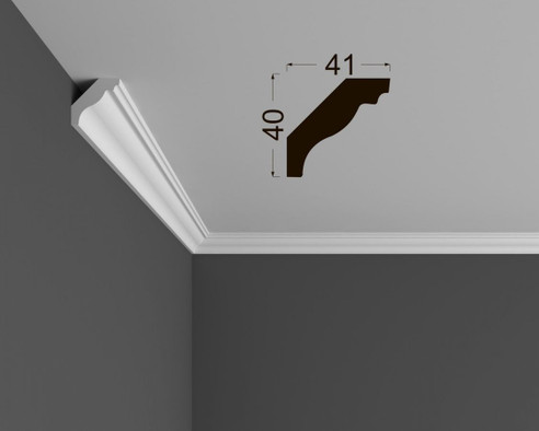 Потолочный плинтус Deartio под покраску К 4.60.16