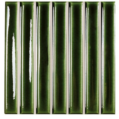 Керамогранит Sb Olive Gloss 11,6x11,6 Wow глянцевый, рельефный (рустикальный) настенный 130053