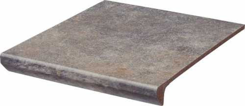 Ступень фронтальная Viano Grys Kapinos Stopnica Prosta 29.5х32.8 клинкер матовая Paradyz Ceramika