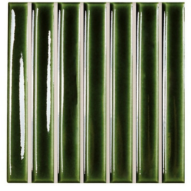 Керамогранит Sb Olive Gloss 11,6x11,6 Wow глянцевый, рельефный (рустикальный) настенный 130053