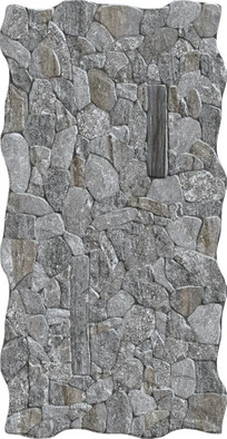 Керамогранит Castle Dark 33.3х66 Porcelanicos Hdc матовый, рельефный (рустикальный) настенный 202548 фото Керамогранит Castle Dark 33.3х66 Porcelanicos Hdc матовый, рельефный (рустикальный) настенный 202548