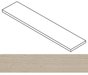 Ступень угловая Fusion Oak Pure Scalino Ang. Dx 33x120 керамогранит матовая Atlas Concorde 620070003281