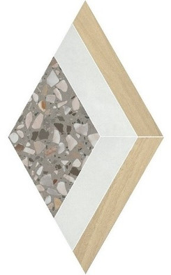 Декор ID138 Бричиола 2 Наборный 17х30 Kerama Marazzi керамогранит лаппатированный (полуполированный)