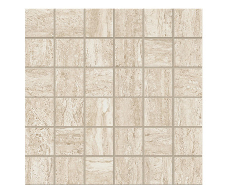 Мозаика Supergres Astrum Sand Vein Cut Mosaico 30x30 керамогранит матовая чип 48х48 мм, бежевый SNDM