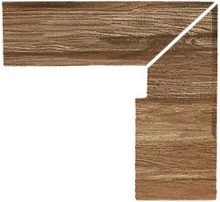 Плинтус Zanquin Recto Evo Taiga Derecho (правый) 27x30.5 матовый