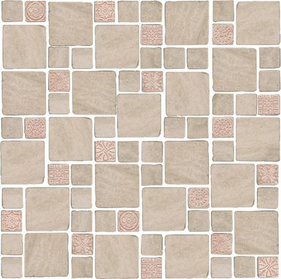 Мозаика MBD008 Риальто Антика 4 Мозаичный Бежевый матовый 30х30х0,9 керамогранит Kerama Marazzi