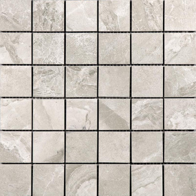 Декор Ceracasa Mosaico Dolomite Cinder Plata (5x5) 30x30, Мозаика, матовая керамогранит