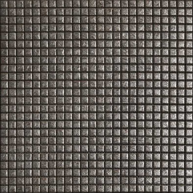 Мозаика Metallica Cristalli керамика 30х30 см Appiani глянцевая чип 12х12 мм, коричневый MTL 4009