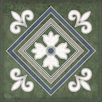 Декор Smalto Decor 2 Verde 15х15 Керлайф матовый керамический 924214 фото Декор Smalto Decor 2 Verde 15х15 Керлайф матовый керамический 924214