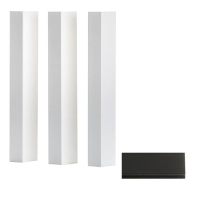 Брус декоративный МДФ Ликорн 40х70 черный матовый окрашенный