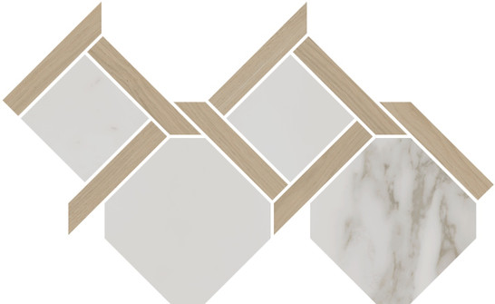 Декор ID168 Монте Тиберио Наборный матовый 29.5х48 Kerama Marazzi керамогранит матовый