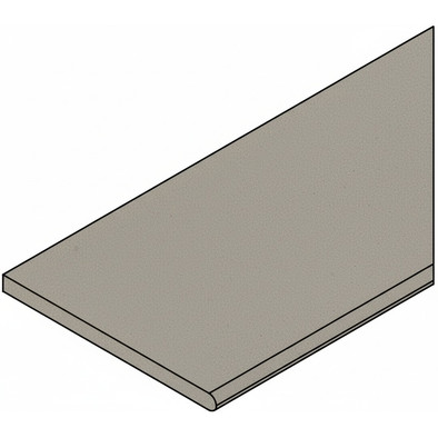 Керамогранит Cosmos Grey Bordo 30x120 Round Dx Italon x2  структурированный бортик закругленный правый 620090001403