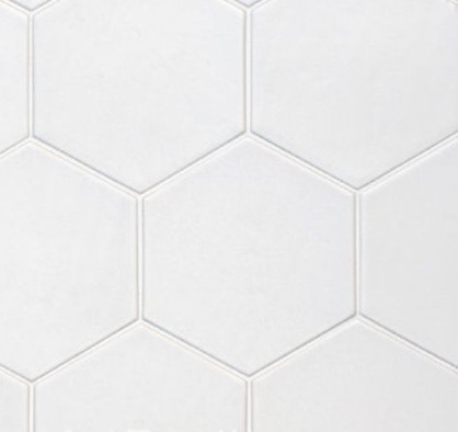 Напольная плитка Hexatile Blanco Mate керамическая