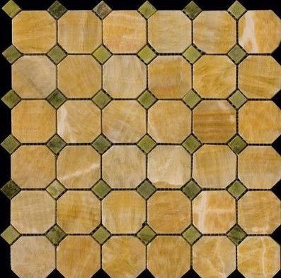 Мозаика 7M073+7M068-BP 305х305 50x50+15x15 оникс+мрамор