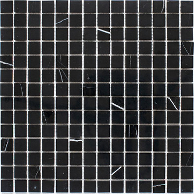Мозаика 20x20 Black Polished (JMST034) 305x305x4, натур. мрамор