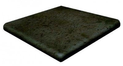 Ступень угловая Orion Rounded Stair-tread Corner Antracita 33x33 клинкер