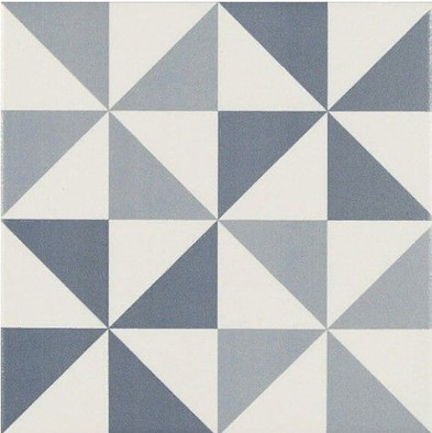 Декор Antigua Azul 004 20x20 матовый керамический