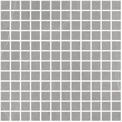 Мозаика Allure Mosaic 25 Light Grey Soft 30x30 керамогранит Living Ceramics матовая чип 25х25 мм, серый LV11127