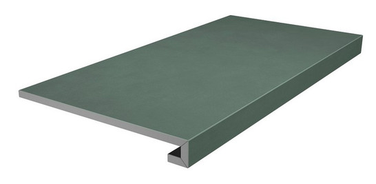 Ступень DD642120R/GCF клееная Про Чементо Зелёный матовый 33x60 керамогранит Kerama Marazzi