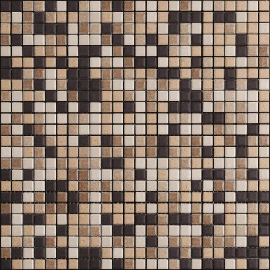Мозаика Mix Standard Metropolitan 5 керамика 30х30 см Appiani матовая чип 12х12 мм, бежевый, коричневый XMBM 405