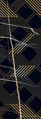 Декор Royal Nero Oro 24.2x70 глянцевый керамический фото Декор Royal Nero Oro 24.2x70 глянцевый керамический