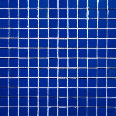 Мозаика CH4013РМ стекло 30x30 см глянцевая чип 23x23 мм, синий