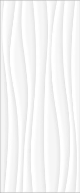 Настенная плитка 10100001346 White Planet Белый 25х60 Global Tile глянцевая керамическая
