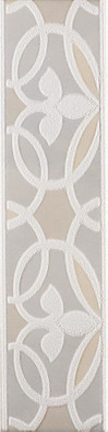 Бордюр Camelia 511 Border Pearl White 7.5x30 керамический