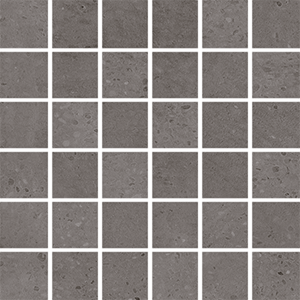 Мозаика Mosaico Tokio Basalto керамогранит 30х30 см матовая, черный