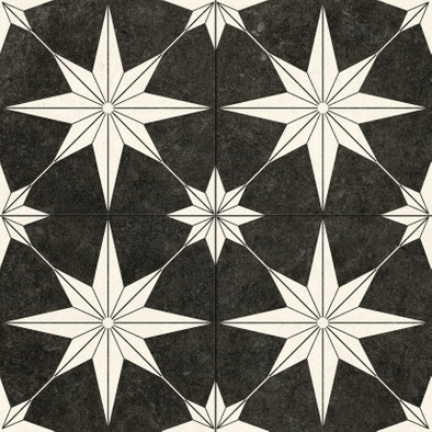 Керамогранит Star Black Pre. 45x45 Kerlife-Navarti матовый напольная плитка