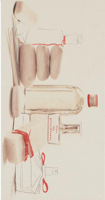 Декор Fanal Studio Ivory A 25х50 матовый керамический