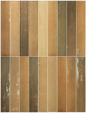 Керамогранит Isola Golden Glow 5x30 Equipe глянцевый настенная плитка 32673