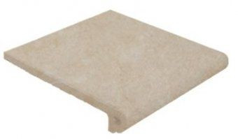 Ступень фронтальная Gres De Aragon Capri Peldano Redonda Capri Beige 33x33 матовая