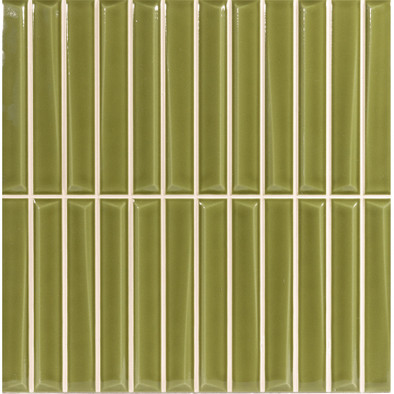 Настенная плитка Melody Olive 20x20 Monopole глянцевая керамическая 85686