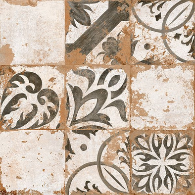 Керамогранит Memory Gris 58x58 El Molino матовый, рельефный (рустикальный) универсальная плитка УТ-00051348