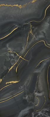 Керамогранит Grandiosa Preziosa A Onice Nero Oro 120х280 Vallelunga Ceramica полированный настенный 38765