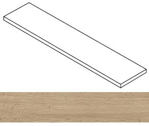 Ступень угловая Fusion Oak Natural Scalino Ang. Dx 33x120 керамогранит матовая Atlas Concorde 620070003282