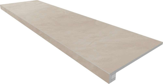 Комплект (Ступень GF02 (33x120) непол. (прямоугол. бортик) без насечек + Подступенок (14,5x120)) керамогранит 70546