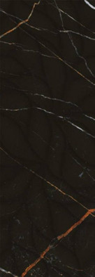 Настенная плитка Black and Gold Struttura 24.2x70 глянцевая керамическая